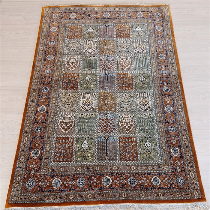Persisk Qom Silke 100*150 Cm
